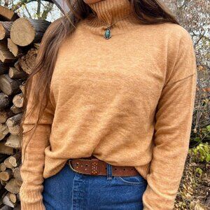 NWT camel mockneck